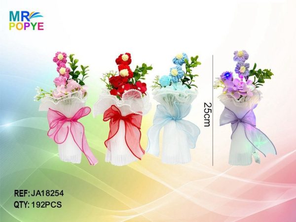 Ramo de flores artesanales con luz - Regalos para el día de la madre - Imagen 4