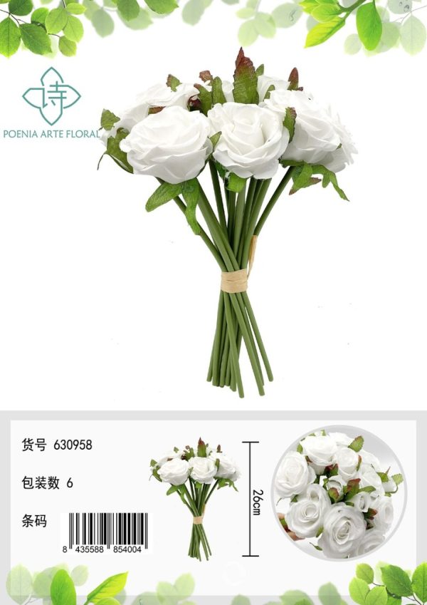 Ramo de flores artificial 14 cabezas - Bouquets