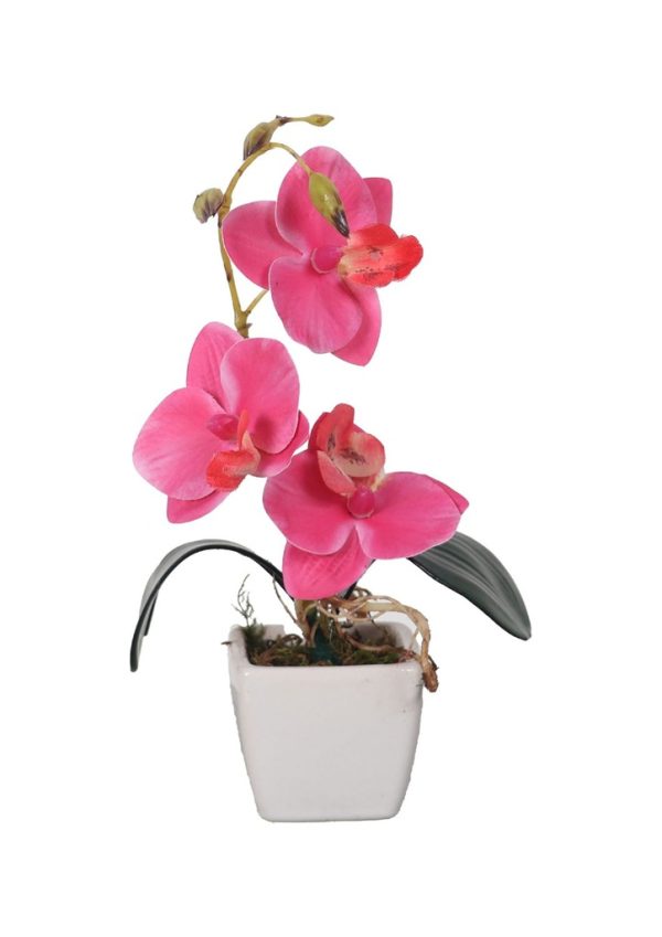 Ramo de flores artificiales - Bonsái de orquídea pequeña