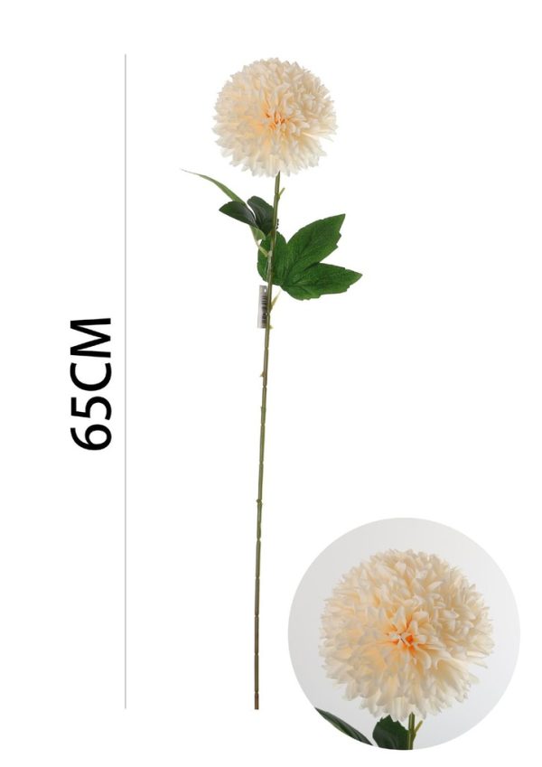 Ramo de flores artificiales - Crisantemo en 65 cm - Imagen 2