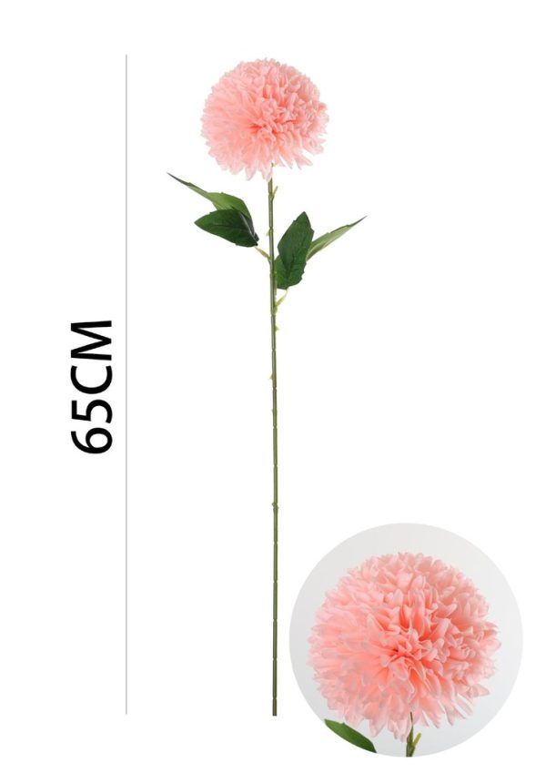 Ramo de flores artificiales - Crisantemo en 65 cm - Imagen 3