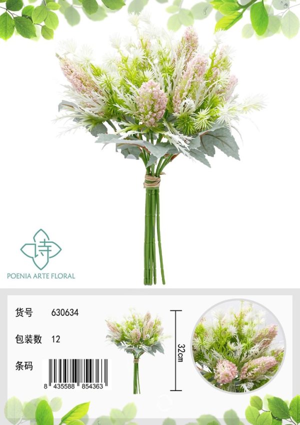 Ramo de flores artificiales - Decoración floral - Imagen 5