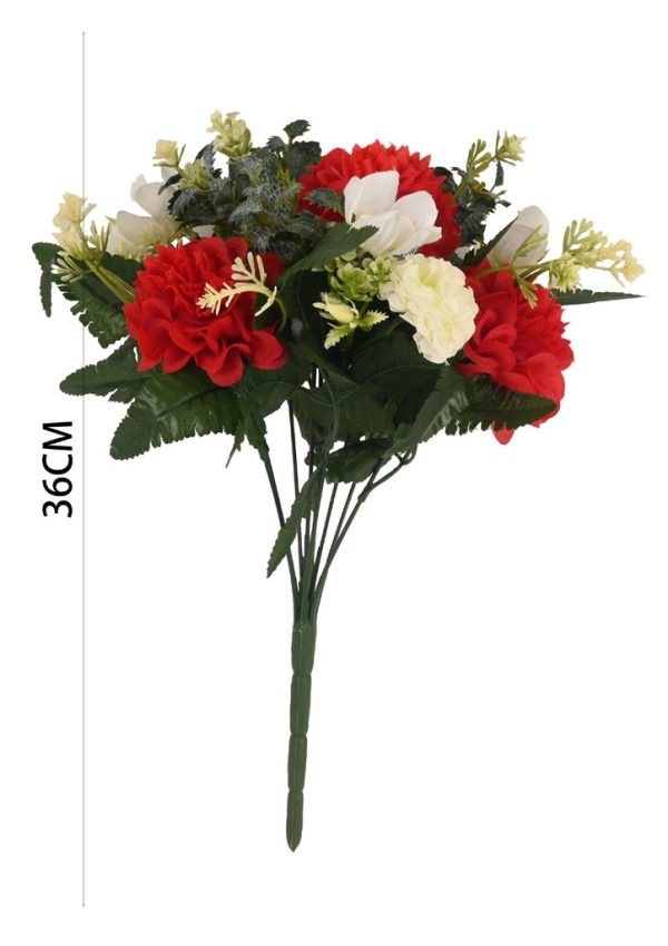 Ramo de flores artificiales - Decoración floral - Imagen 7