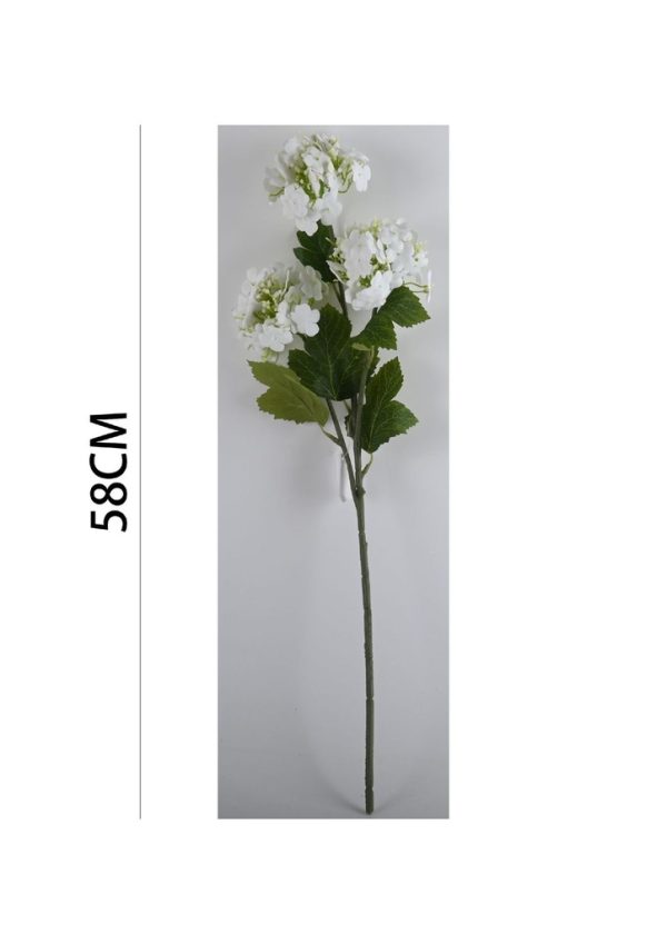 Ramo de flores artificiales - Hortensia en 3 cabezas