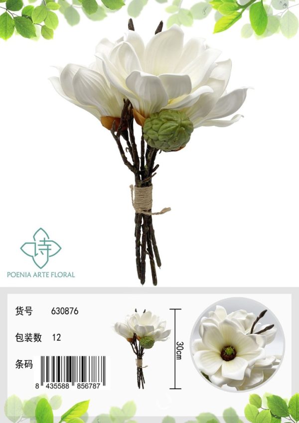 Ramo de flores artificiales - Lirio enrollado en 32 cm
