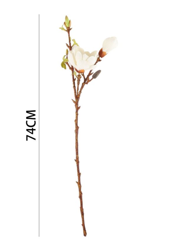 Ramo de flores artificiales - Lirio grande de nieve