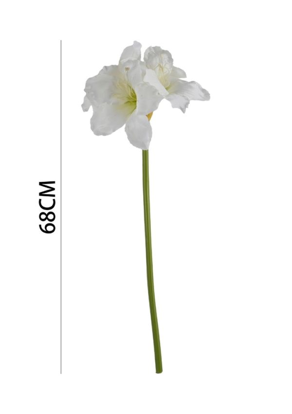 Ramo de flores artificiales - Lirio solitario en 68 cm - Imagen 3
