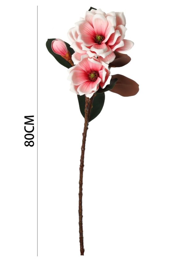 Ramo de flores artificiales - Lirios enrollados en 68 cm