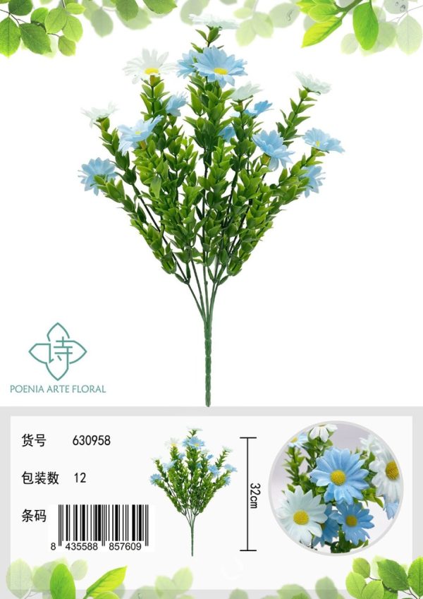 Ramo de flores artificiales - Ramo de aqua 50cm