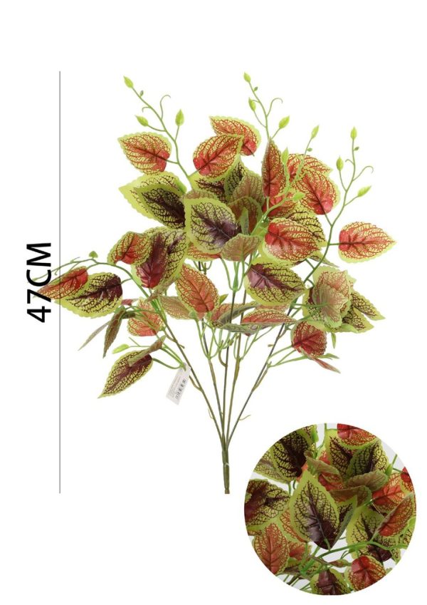 Ramo de flores artificiales - Ramo de hojas de seda en 47 cm - Imagen 5