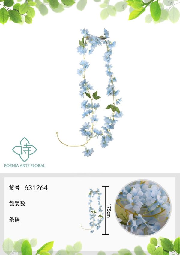 Ramo de flores artificiales - Vínculo de flores en 175 cm - Imagen 2