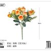 Ramo de flores artificiales 32 cm - Flores sintéticas - Imagen 2