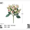 Ramo de flores artificiales 32 cm - Flores sintéticas - Imagen 3