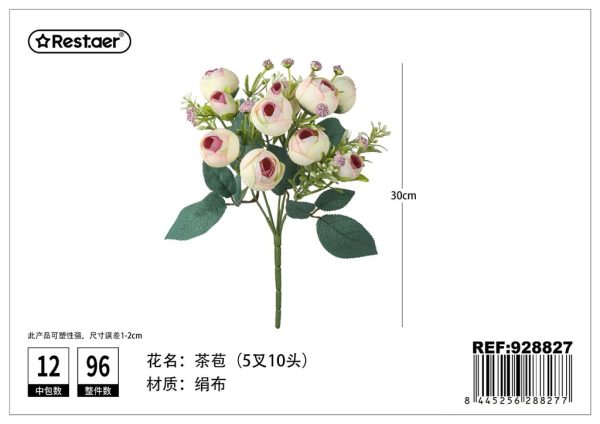 Ramo de flores artificiales 32 cm - Flores sintéticas - Imagen 3