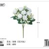 Ramo de flores artificiales 32 cm - Flores sintéticas - Imagen 7