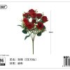 Ramo de flores artificiales 32 cm - Flores sintéticas - Imagen 9