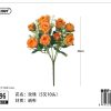 Ramo de flores artificiales 32 cm - Flores sintéticas - Imagen 11