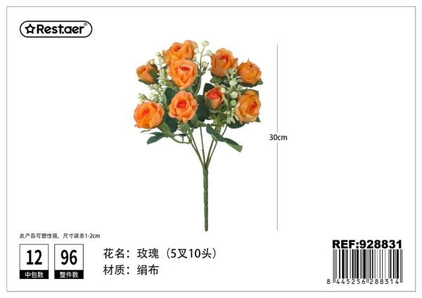 Ramo de flores artificiales 32 cm - Flores sintéticas - Imagen 11