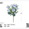 Ramo de flores artificiales 32 cm - Flores sintéticas - Imagen 12