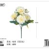 Ramo de flores artificiales 32 cm - Flores sintéticas - Imagen 13