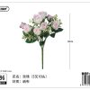 Ramo de flores artificiales 32 cm - Flores sintéticas - Imagen 14