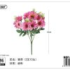 Ramo de flores artificiales 32 cm - Flores sintéticas - Imagen 17