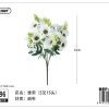 Ramo de flores artificiales 32 cm - Flores sintéticas - Imagen 18