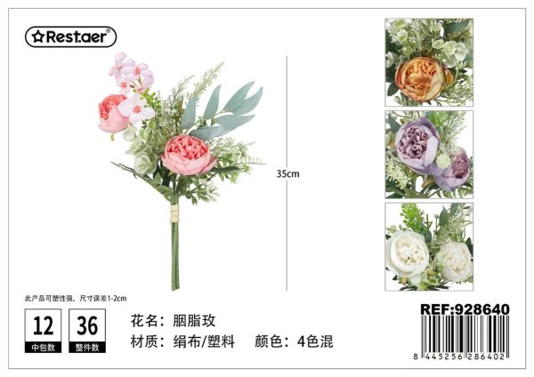 Ramo de flores artificiales 35cm - Decoración floral