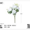 Ramo de flores artificiales 37 cm - Flores sintéticas