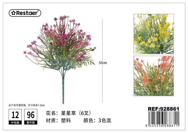Ramo de flores artificiales 37 cm - Flores sintéticas - Imagen 4