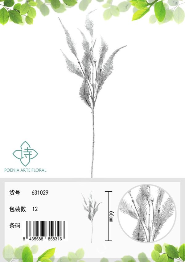 Ramo de flores artificiales con 9 cabezas 65cm para decoración