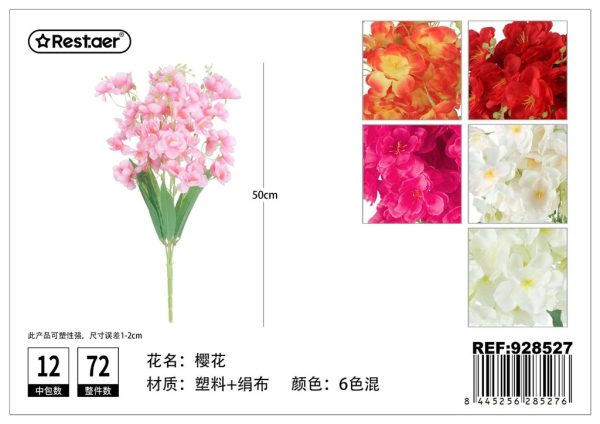 Ramo de flores artificiales de sakura 50 cm - Decoración floral