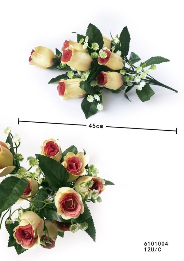 Ramo de flores de seda - 6101004 Café (843588800407)