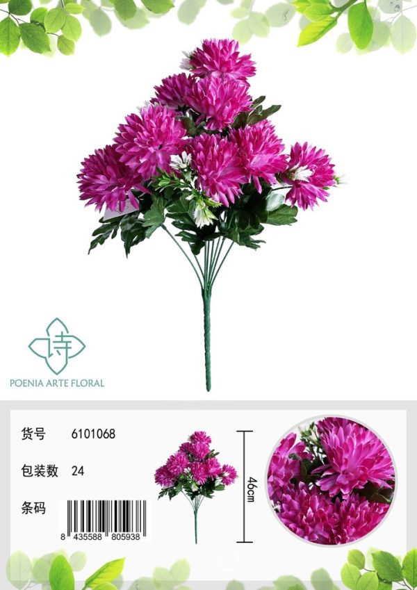Ramo de flores de seda - 6101068 Púrpura (8435588805938)
