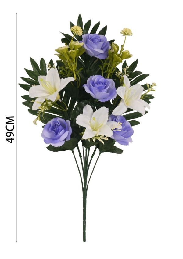 Ramo de flores de seda - 6101074 Púrpura (8435588805990)
