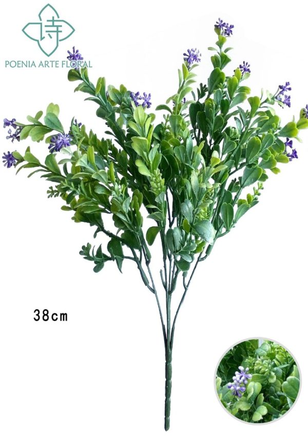 Ramo de hierbas de agua con pequeñas flores - Ramo decorativo - Serie de hierbas de agua - Imagen 2