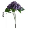 Ramo de hortensias 3D 5 cabezas 43 cm - Decoración floral