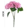 Ramo de hortensias 3D 5 cabezas 43 cm - Decoración floral - Imagen 3
