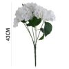 Ramo de hortensias 3D 5 cabezas 43 cm - Decoración floral - Imagen 5