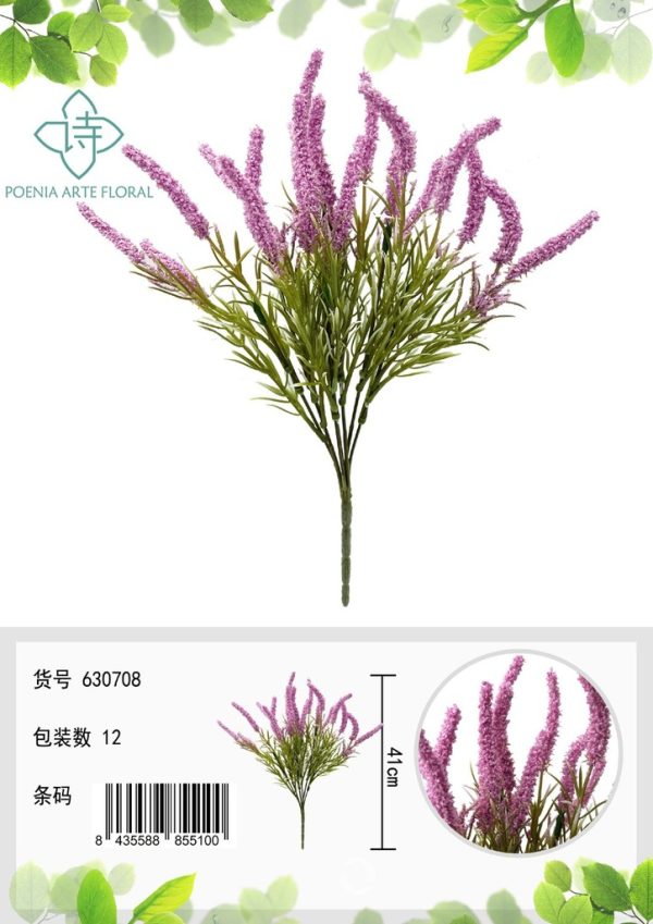 Ramo de lavanda de espuma - Ramo decorativo - Imagen 3