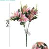 Ramo de lirios 3D de 6 cabezas F0669 - Ramos y flores - Imagen 2
