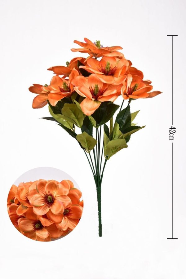 Ramo de magnolias con hojas de seda - Ramo decorativo