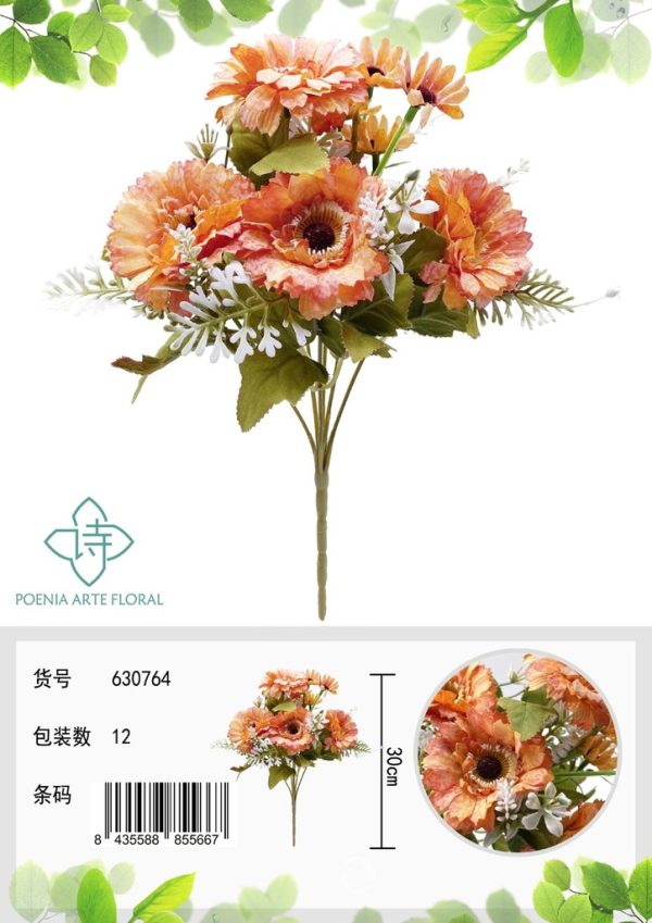 Ramo de mums de 6 cabezas - Ramo decorativo