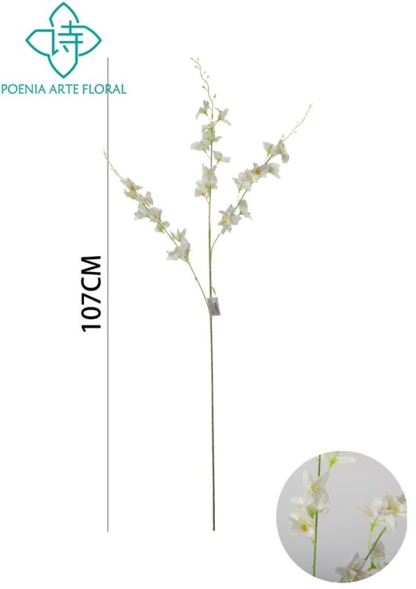 Ramo de orquídeas artificiales 107cm - Flores decorativas
