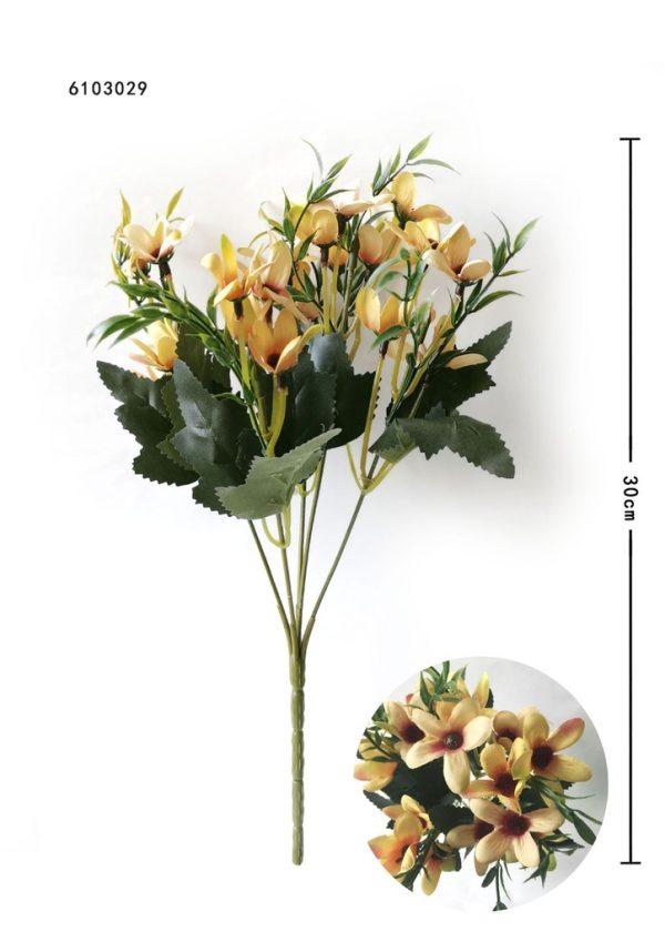 Ramo de orquídeas artificiales 5 ramas - Flores decorativas