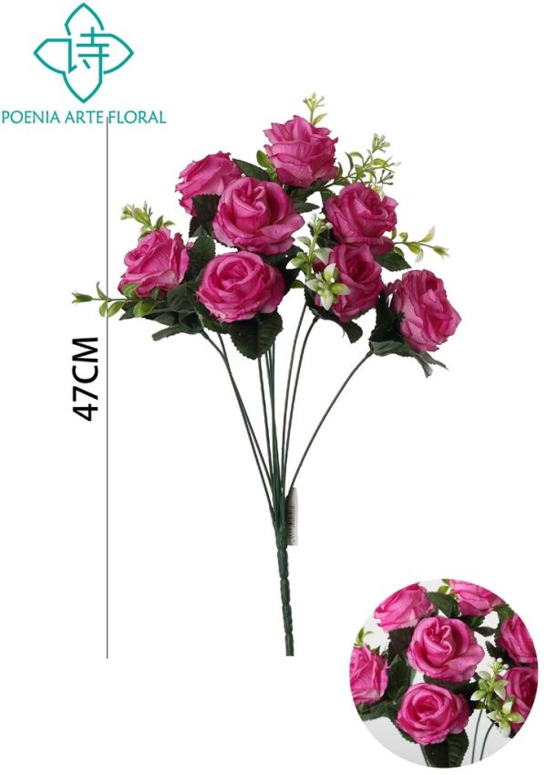 Ramo de perlas de flores F0683 de 9 cabezas - Ramos y flores
