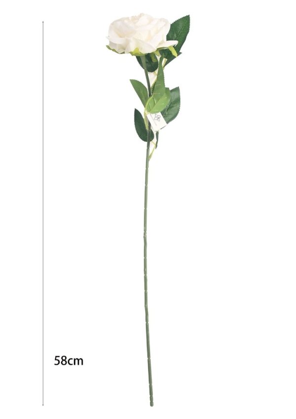 Ramo de rosa con tallo fino - Decoración floral - Imagen 2