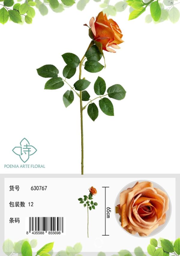 Ramo de rosa de un solo cabezal - Decoración floral