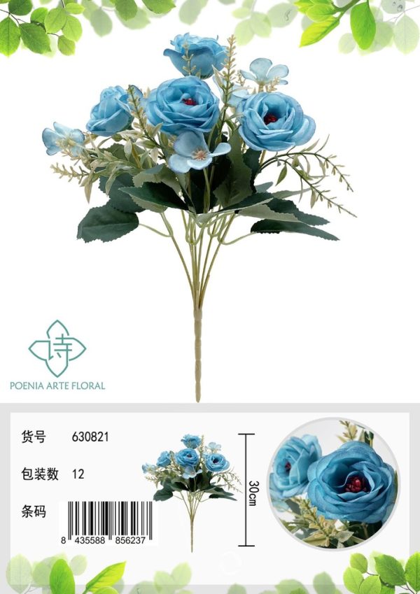 Ramo de rosa princesa - Ramo decorativo - Imagen 2