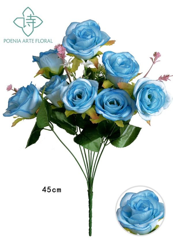 Ramo de rosas triángulo (8 cabezas) - Imagen 2